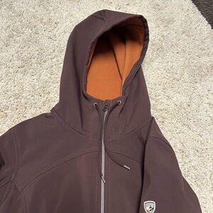 Kuhl Tan Jacket with Orange Interior